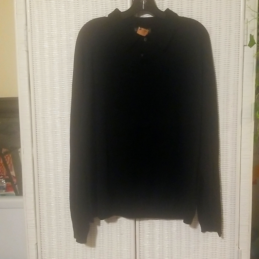 Men's Banana Republic Black Wool Sweater XL
